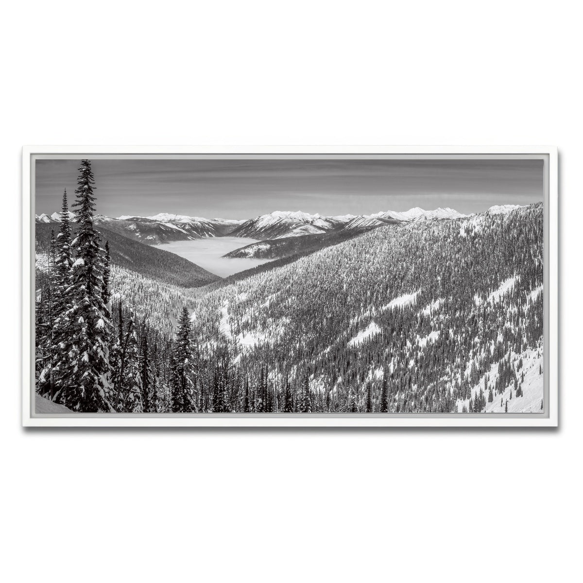 AUTO-MOCKUP WHITE | Whitewater Inversion | 1 Piece | White Framed Canvas | group=2x1