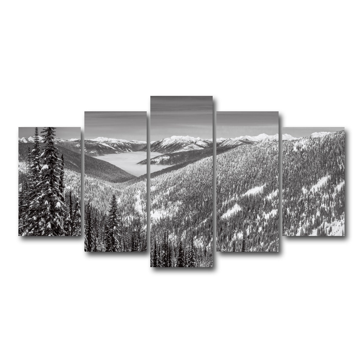 AUTO-MOCKUP WHITE | Whitewater Inversion | 5 Piece | Gallery Wrap Canvas | group=5_normal