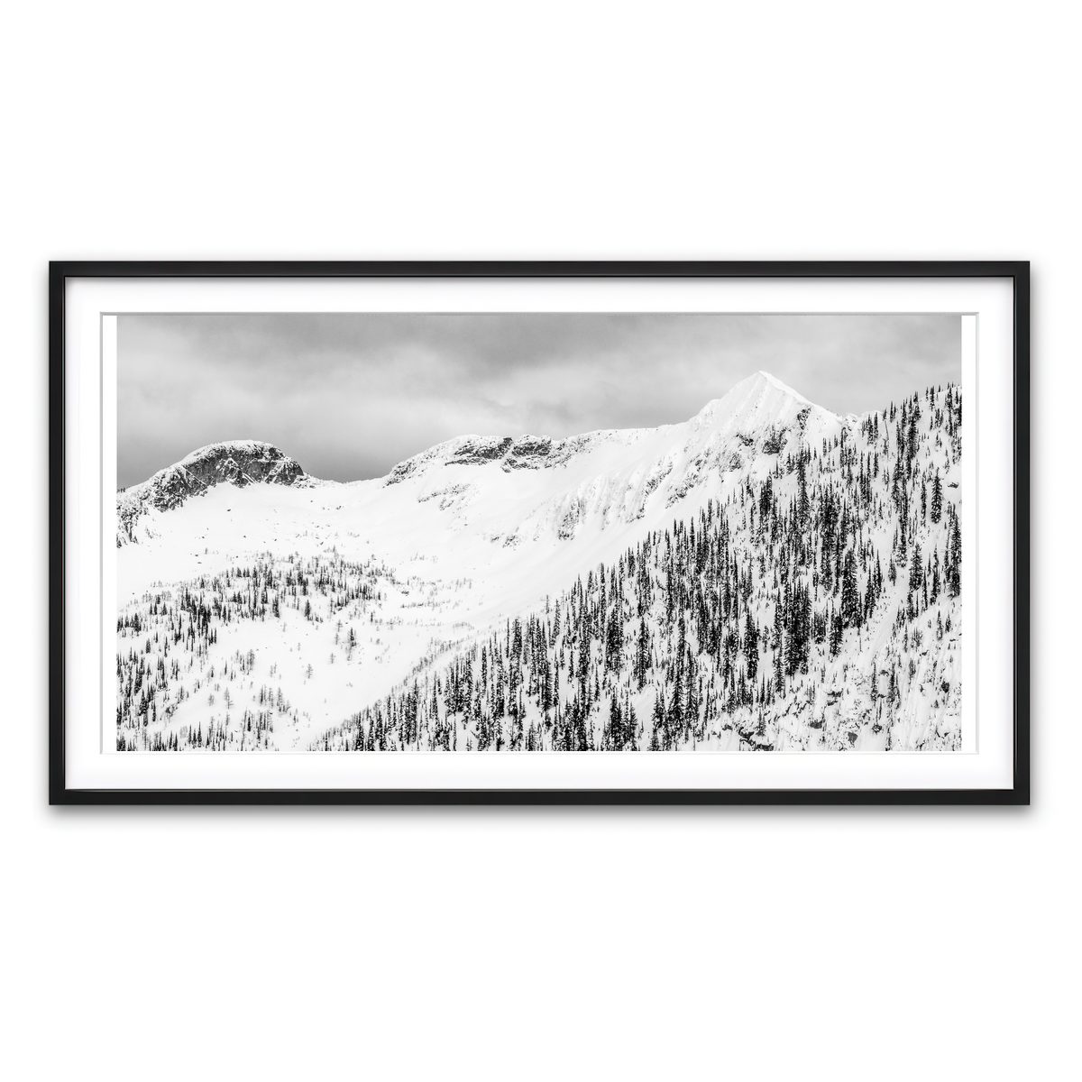 Framed Print 2x1 Black