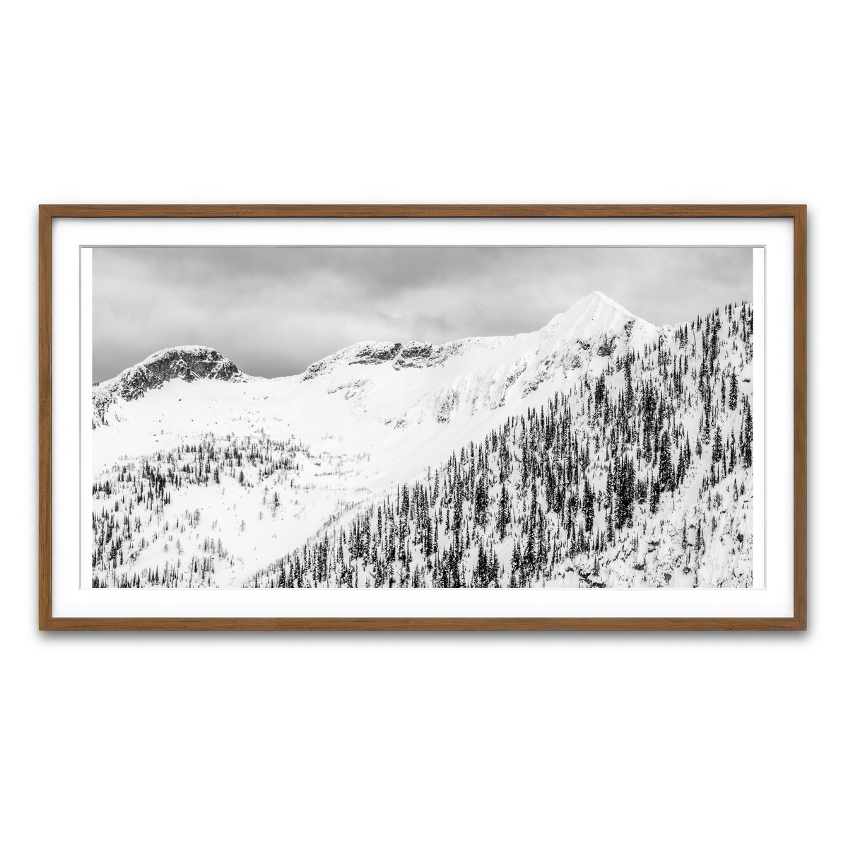 Framed Print 2x1 Walnut