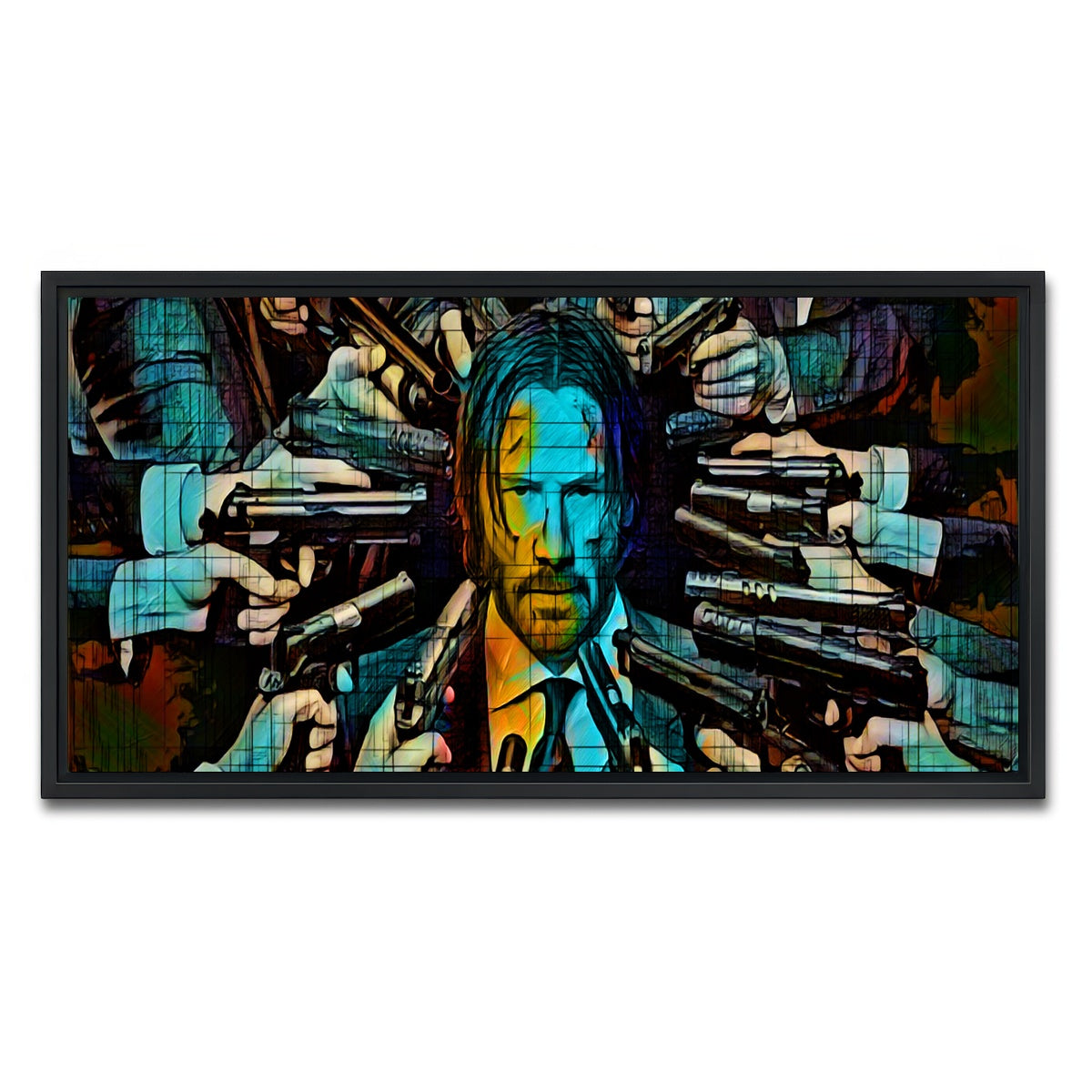 AUTO-MOCKUP WHITE | Wick | 1 Piece | Black Framed Canvas | group=2x1