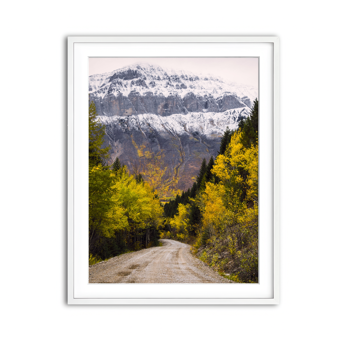 Framed Print 3x4 White