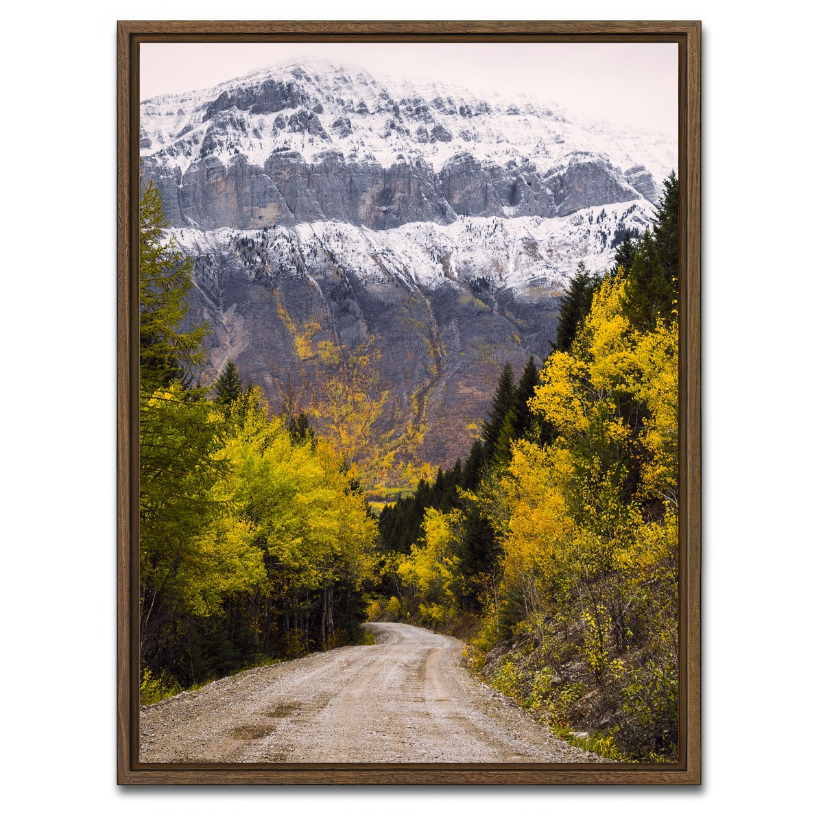 AUTO-MOCKUP WHITE | Wigwam River | 1 Piece | Walnut Framed Canvas | group=3x4
