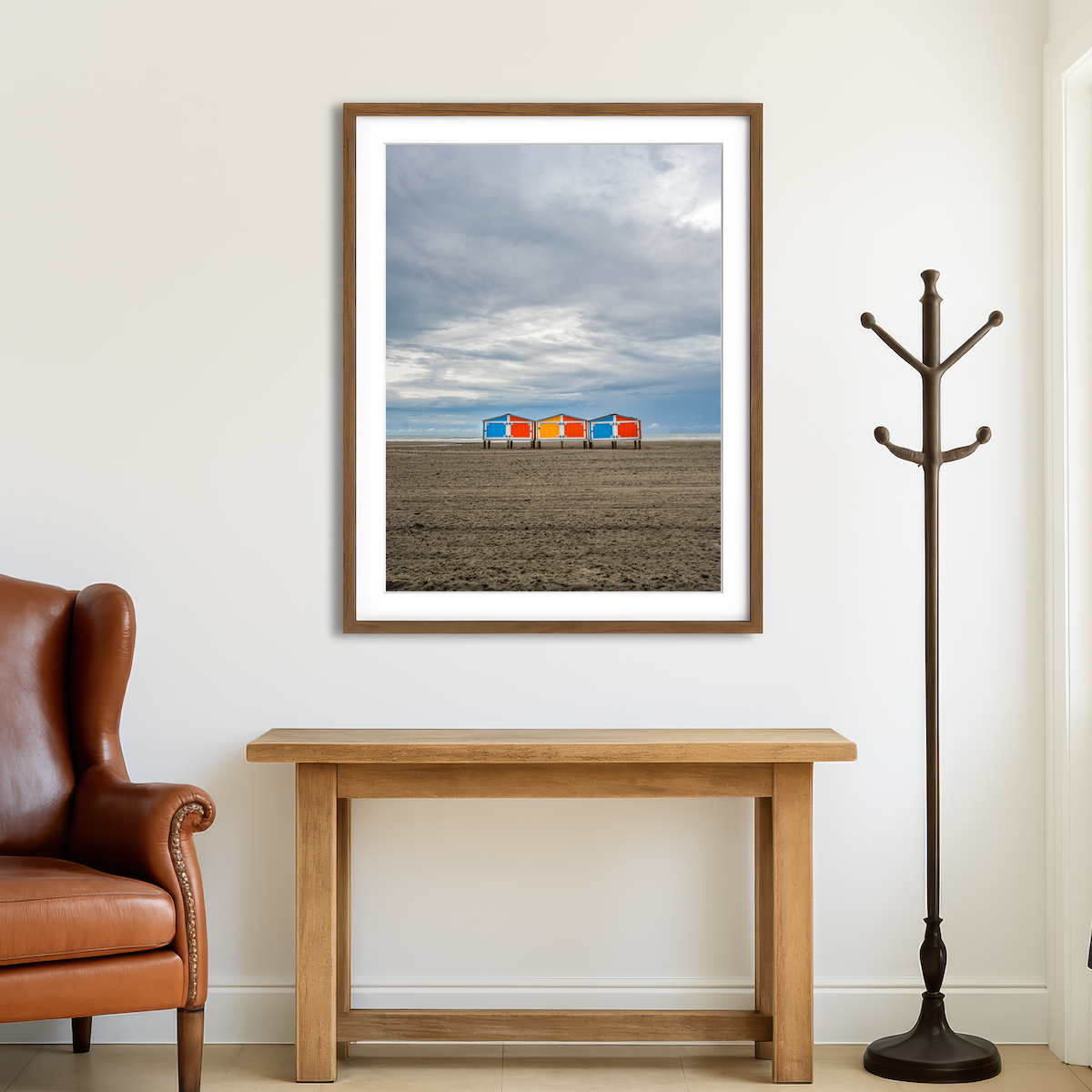 AUTO-MOCKUP ROOM | Wild Beach Huts Wall Art
