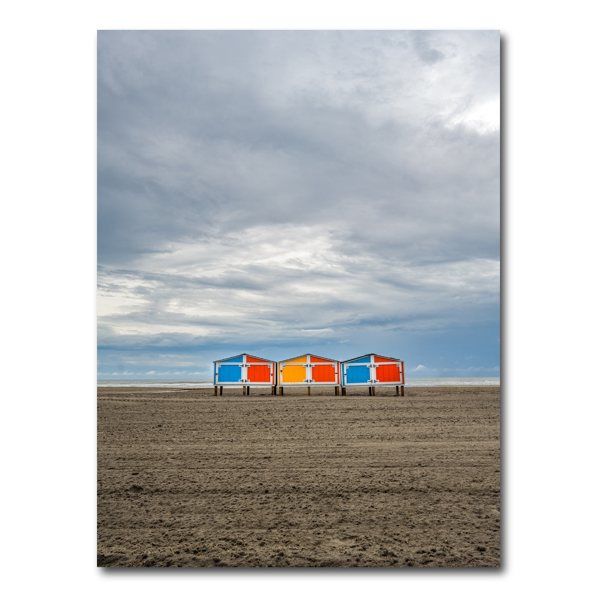 AUTO-MOCKUP WHITE | Wild Beach Huts | 1 Piece | Gallery Wrap Canvas | group=3x4