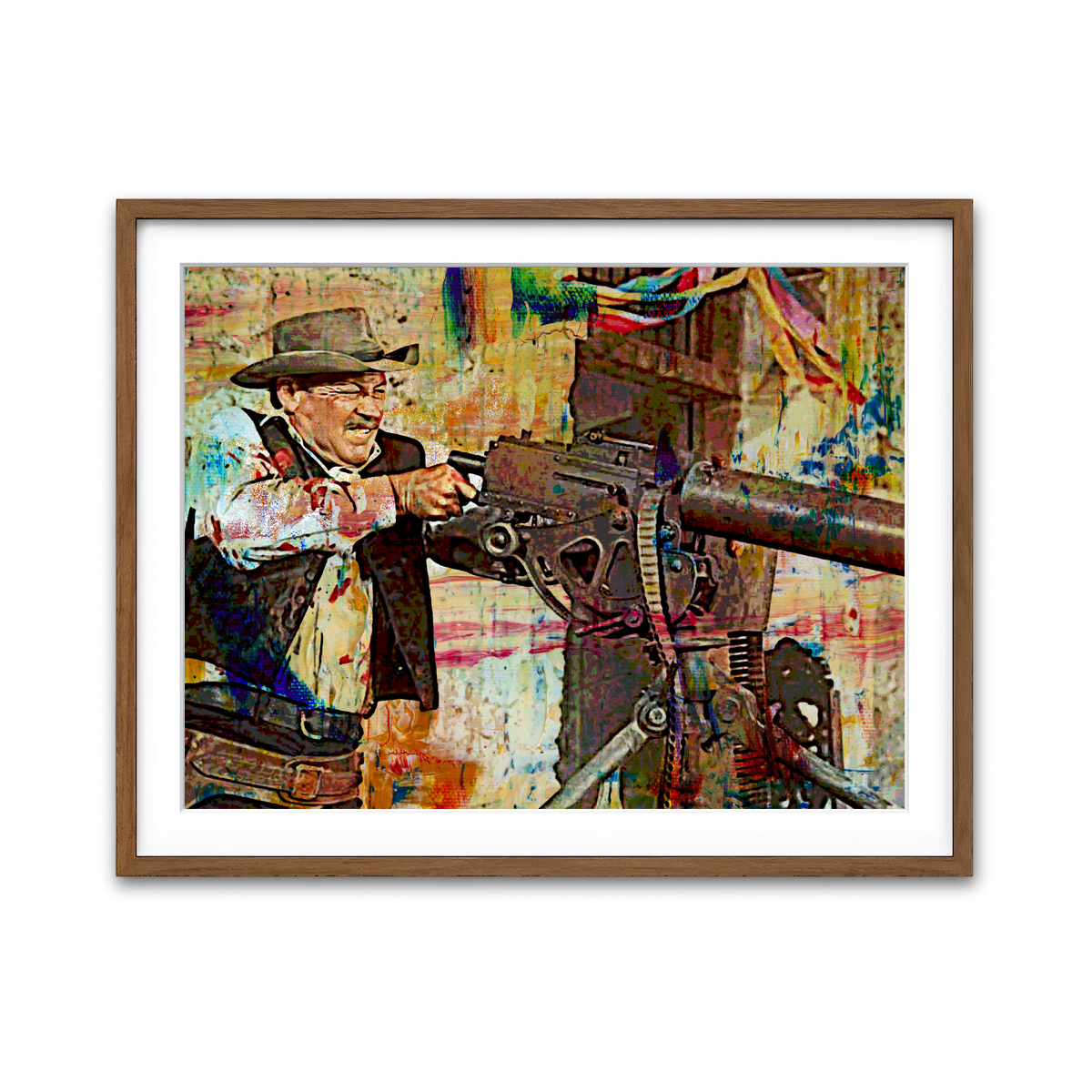 Framed Print 4x3 Walnut