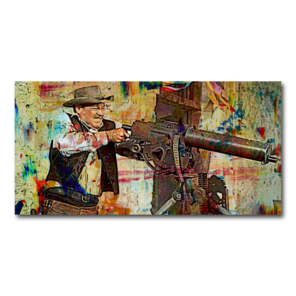 AUTO-MOCKUP WHITE | Wild Bunch Shootout | 1 Piece | Gallery Wrap Canvas | group=2x1