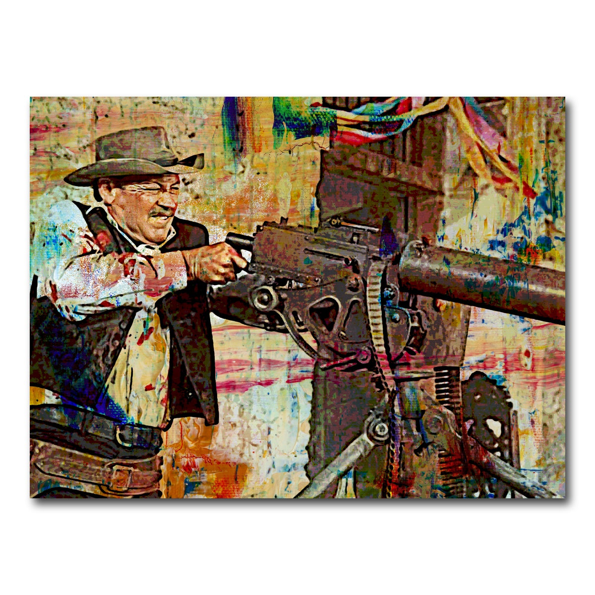 AUTO-MOCKUP WHITE | Wild Bunch Shootout | 1 Piece | Gallery Wrap Canvas | group=4x3