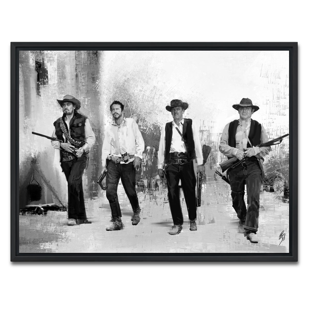 AUTO-MOCKUP WHITE | Wild | 1 Piece | Black Framed Canvas | group=4x3