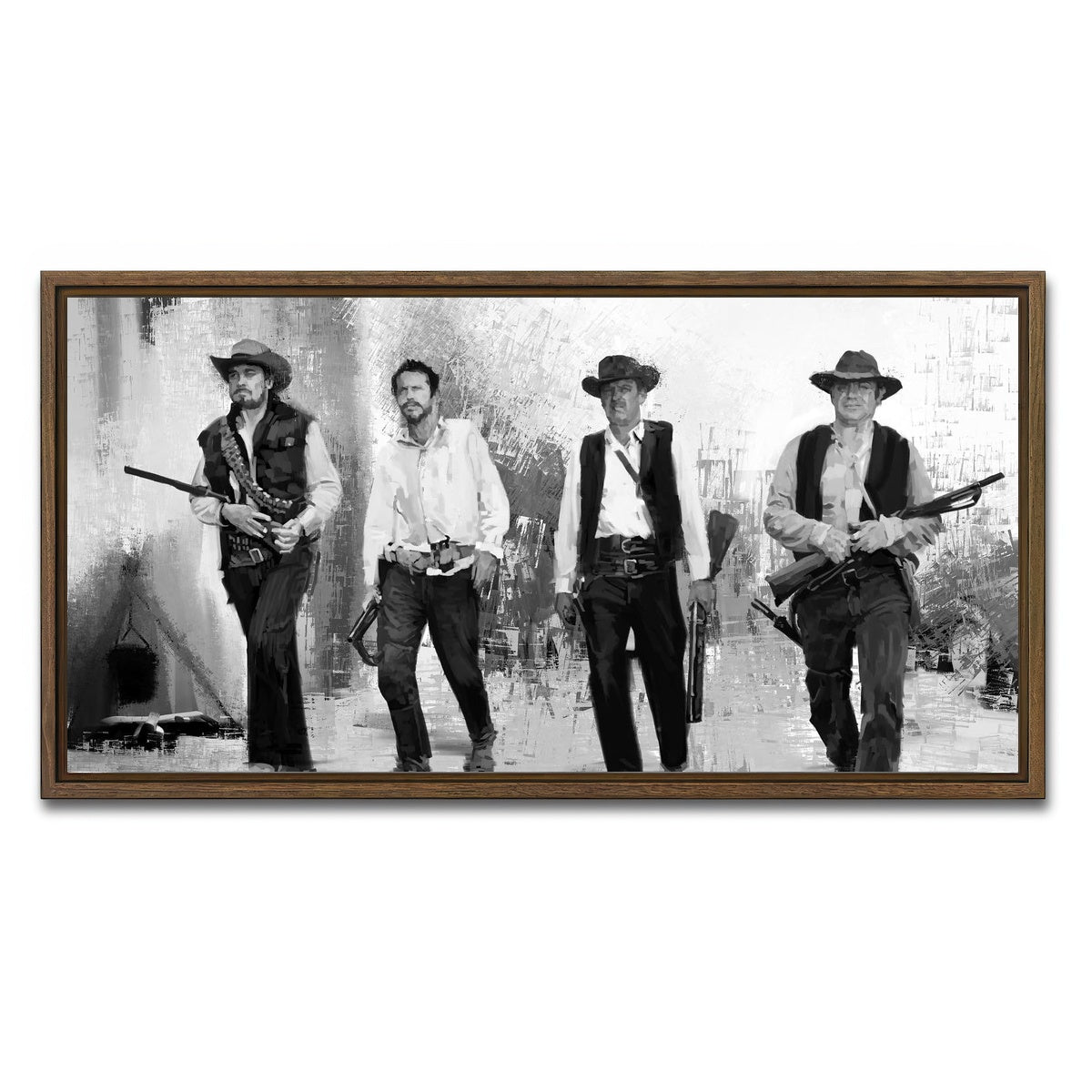 AUTO-MOCKUP WHITE | Wild | 1 Piece | Walnut Framed Canvas | group=2x1