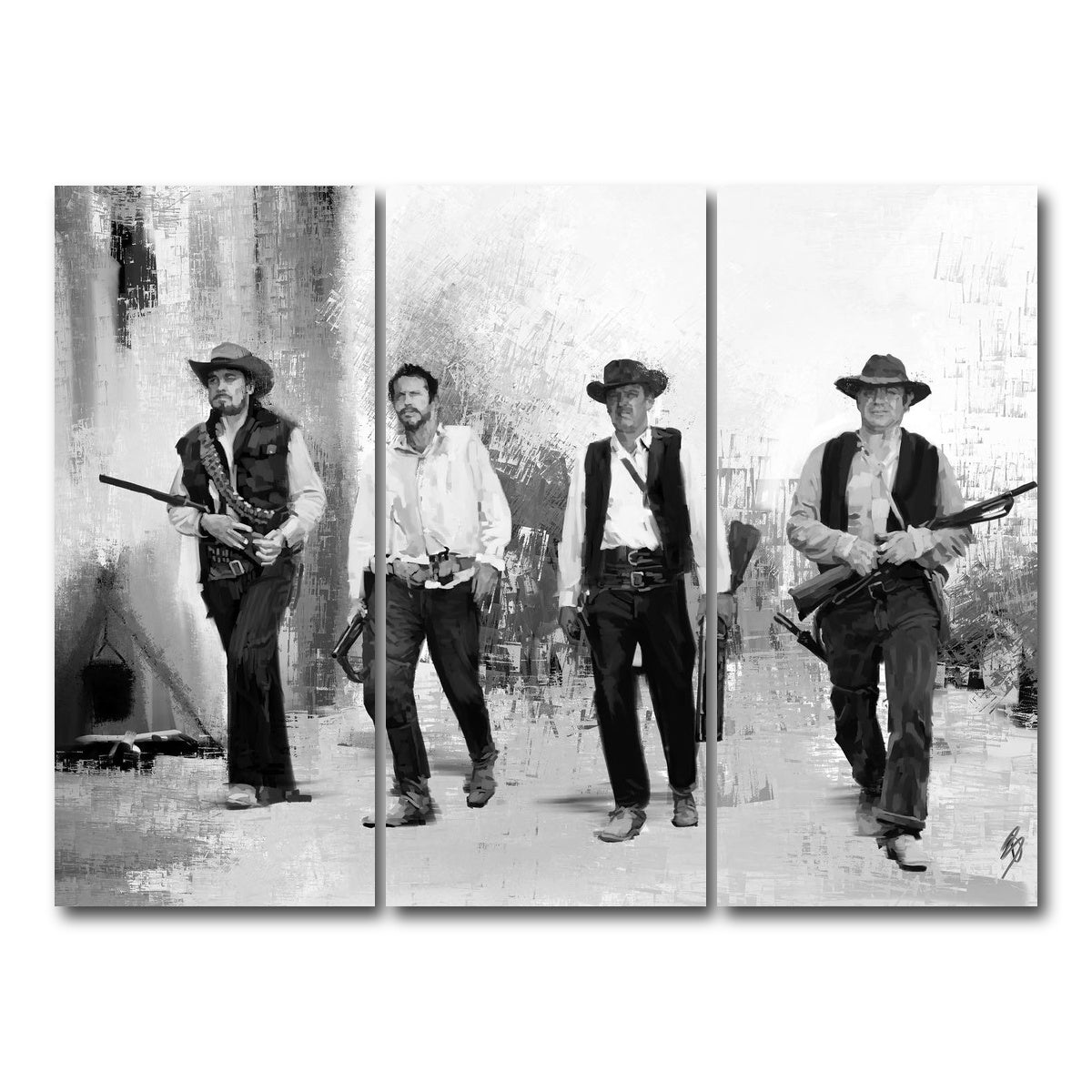 AUTO-MOCKUP WHITE | Wild | 3 Piece | Gallery Wrap Canvas | group=8x18