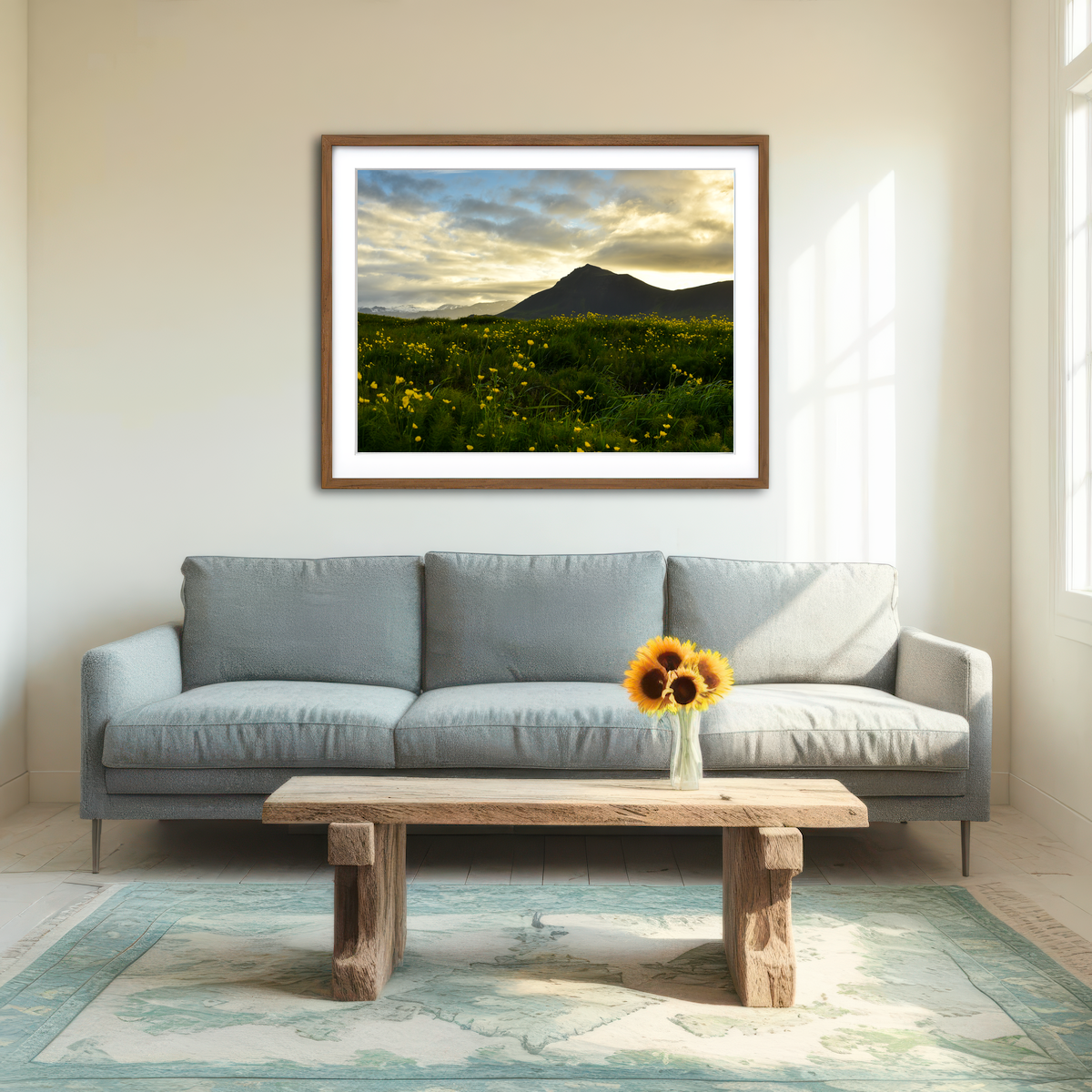 AUTO-MOCKUP ROOM | Wildflowers Wall Art