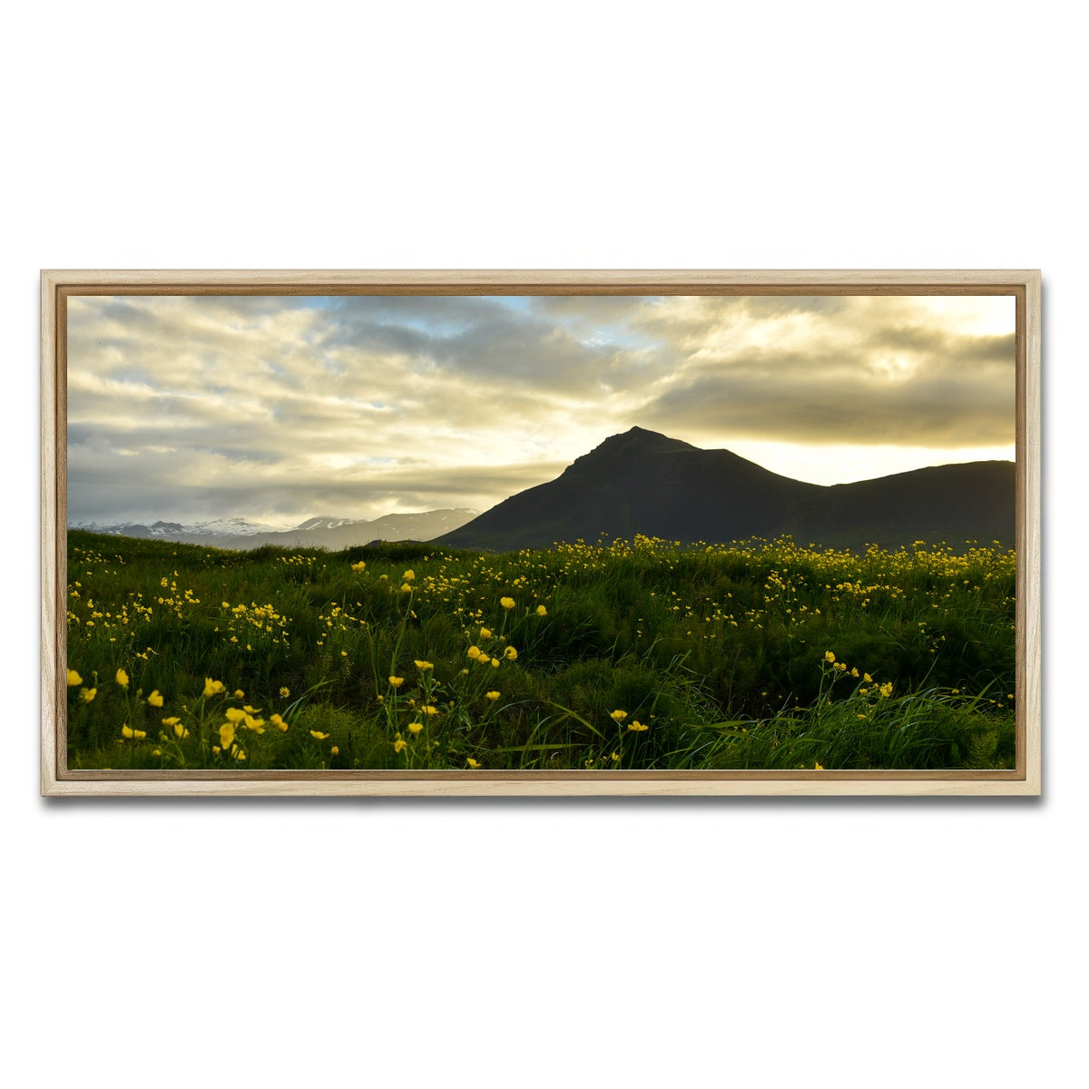 AUTO-MOCKUP WHITE | Wildflowers | 1 Piece | Natural Framed Canvas | group=2x1