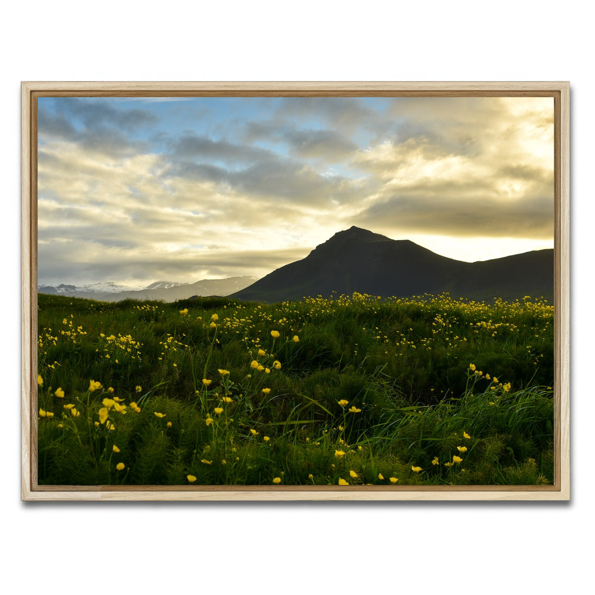 AUTO-MOCKUP WHITE | Wildflowers | 1 Piece | Natural Framed Canvas | group=4x3