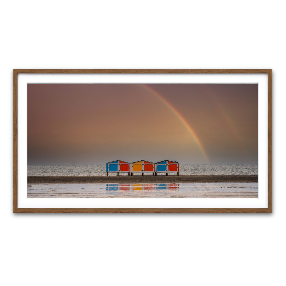 Framed Print 2x1 Walnut