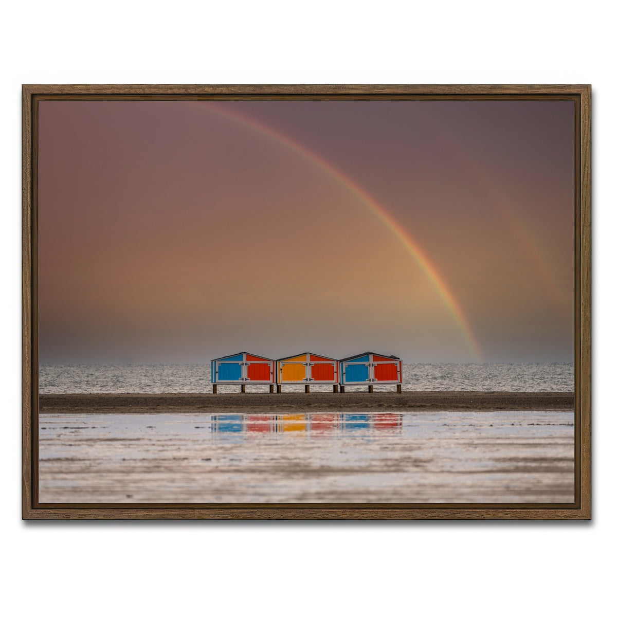 AUTO-MOCKUP WHITE | Wildwood | 1 Piece | Walnut Framed Canvas | group=4x3