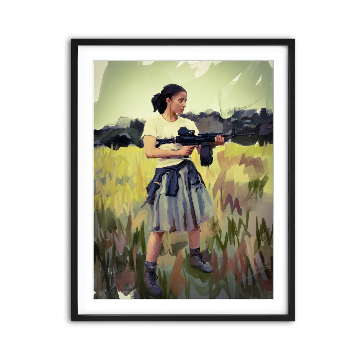 Framed Print 3x4 Black
