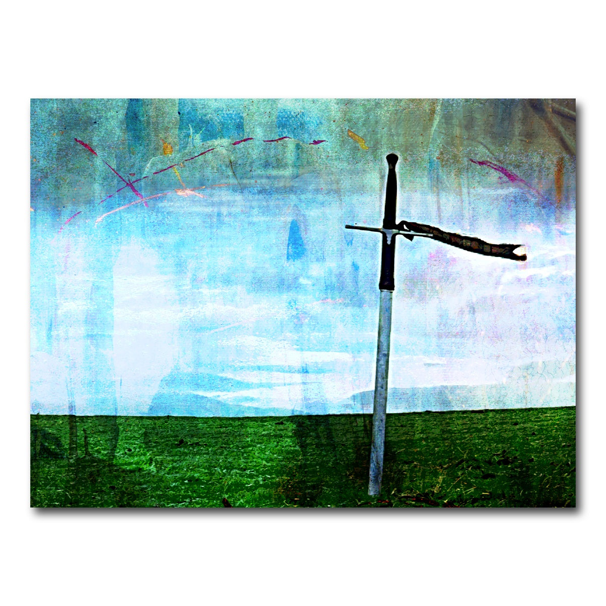 AUTO-MOCKUP WHITE | William Wallace's Sword | 1 Piece | Gallery Wrap Canvas | group=4x3