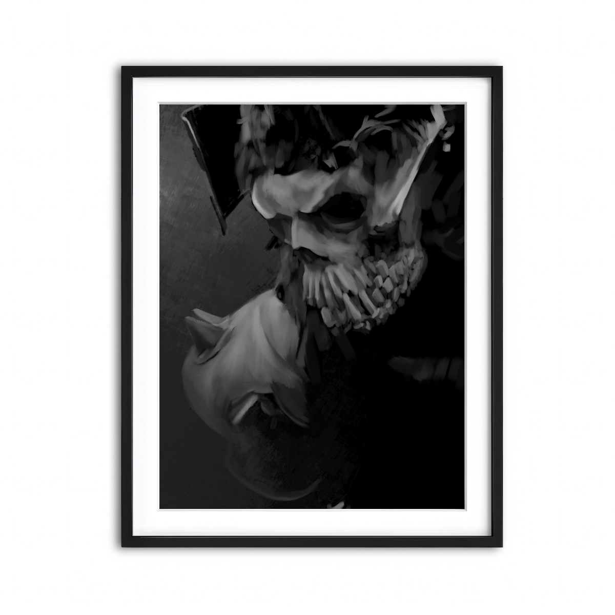 Framed Print 3x4 Black