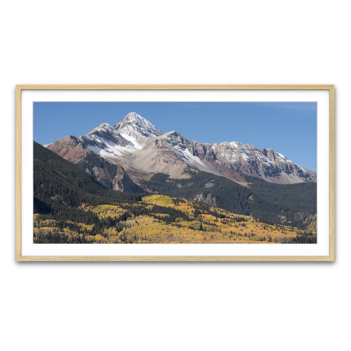 Framed Print 2x1 Natural