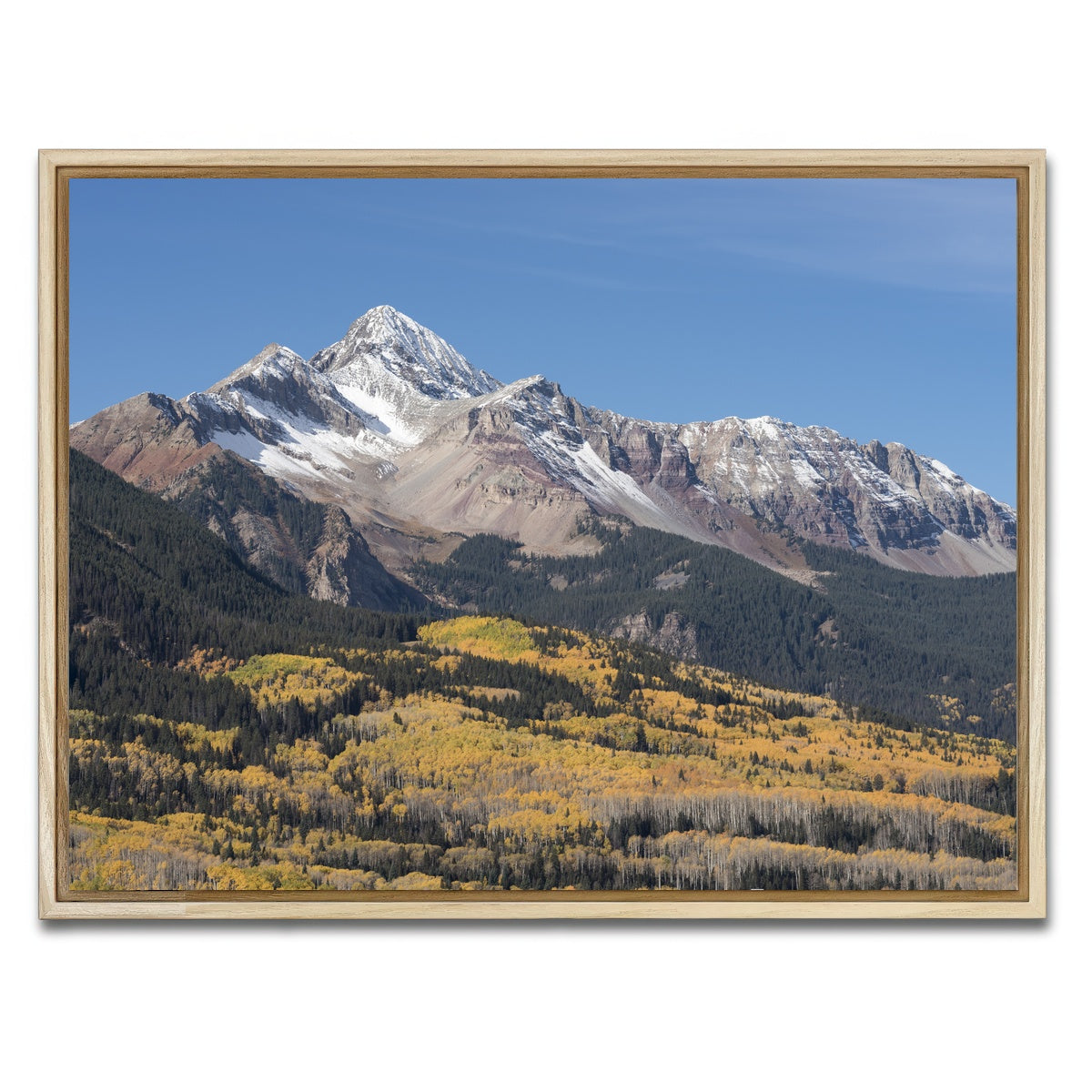 AUTO-MOCKUP WHITE | Wilson Peak | 1 Piece | Natural Framed Canvas | group=4x3