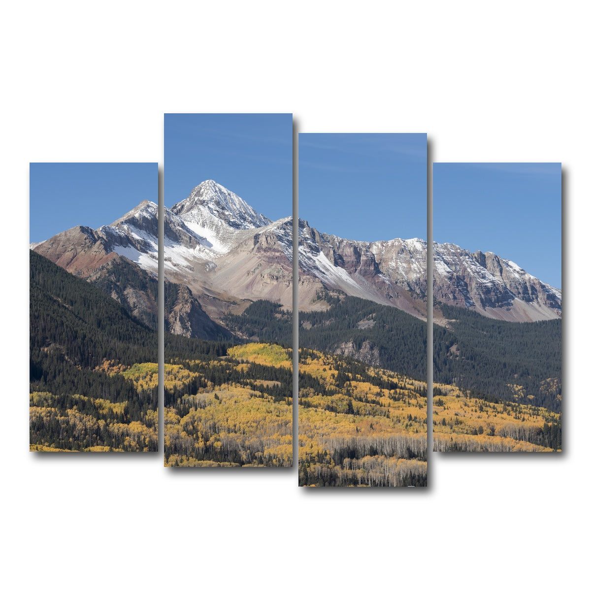 AUTO-MOCKUP WHITE | Wilson Peak | 4 Piece | Gallery Wrap Canvas | group=4_normal