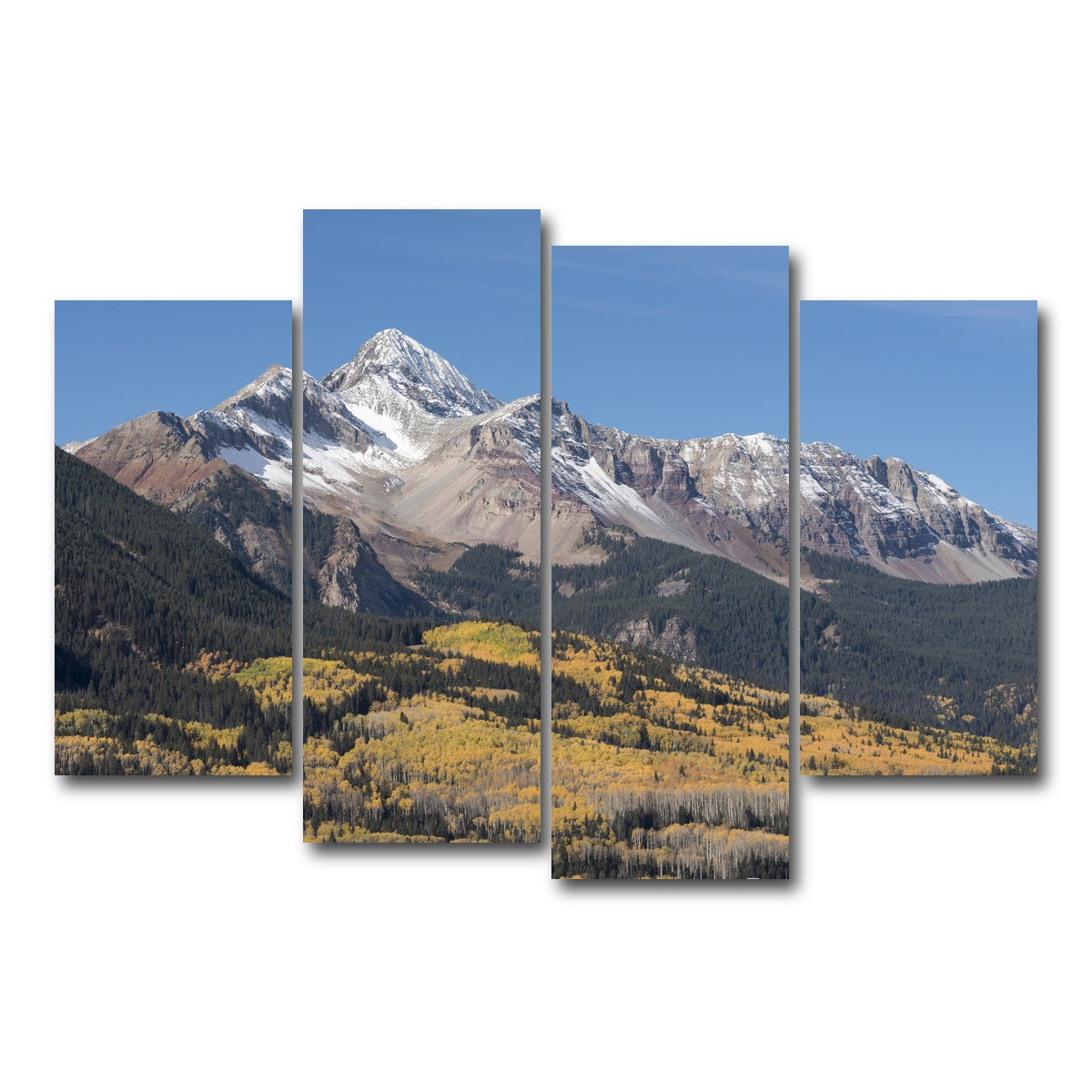 AUTO-MOCKUP WHITE | Wilson Peak | 4 Piece | Gallery Wrap Canvas | group=4_short