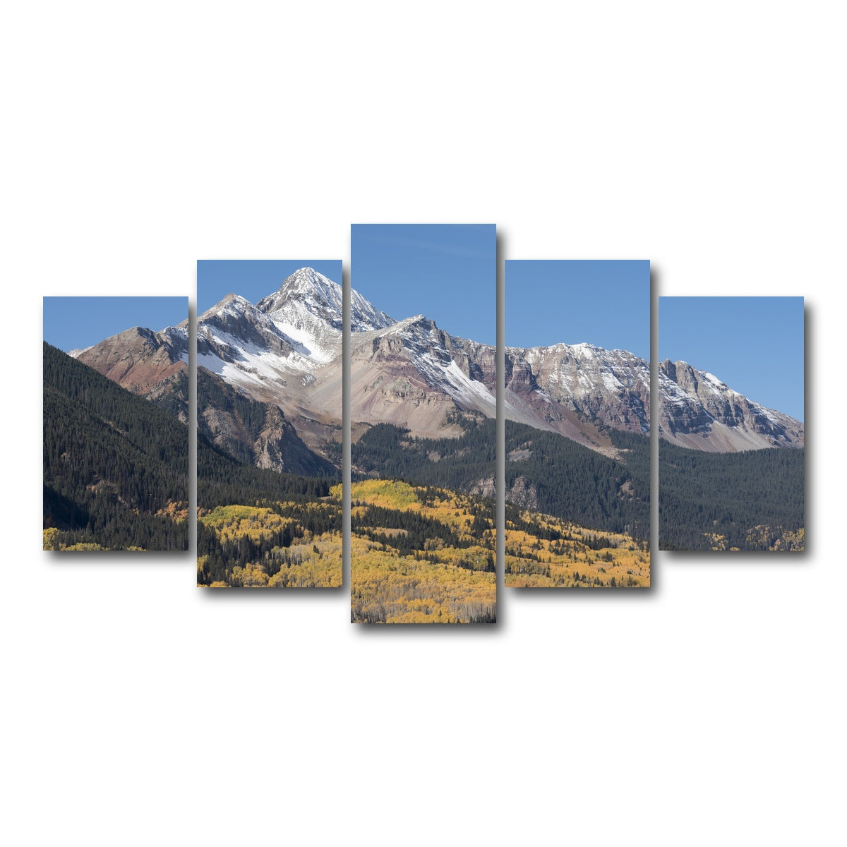 AUTO-MOCKUP WHITE | Wilson Peak | 5 Piece | Gallery Wrap Canvas | group=5_normal