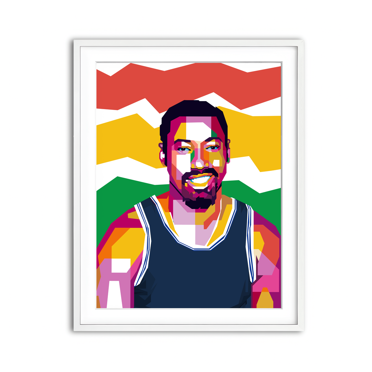 Framed Print 3x4 White