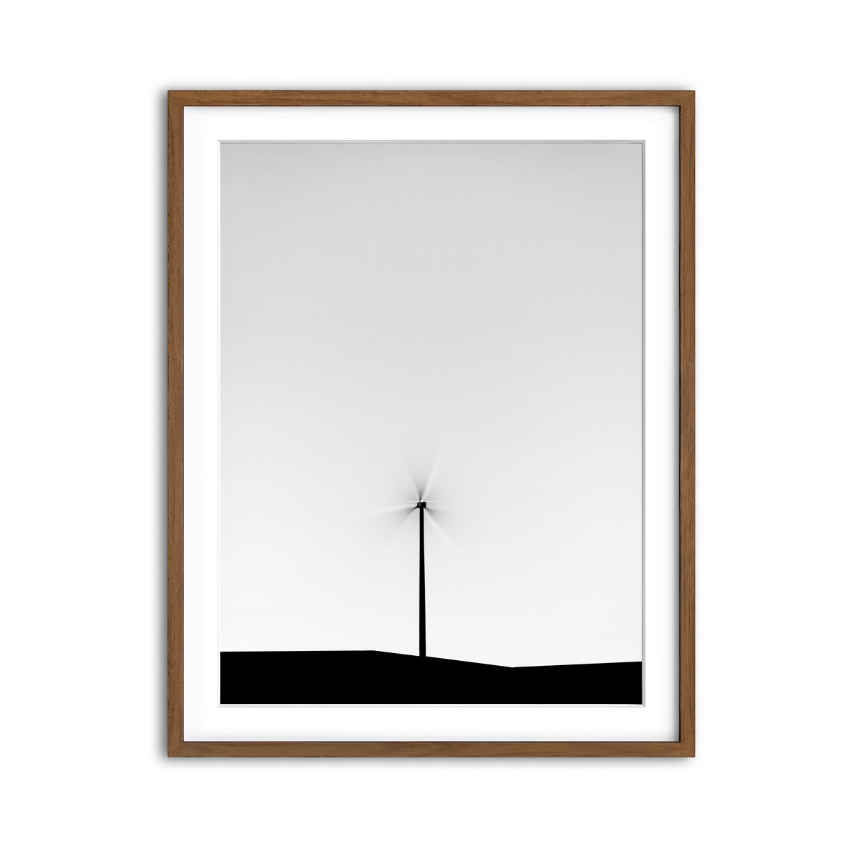 Framed Print 3x4 Walnut