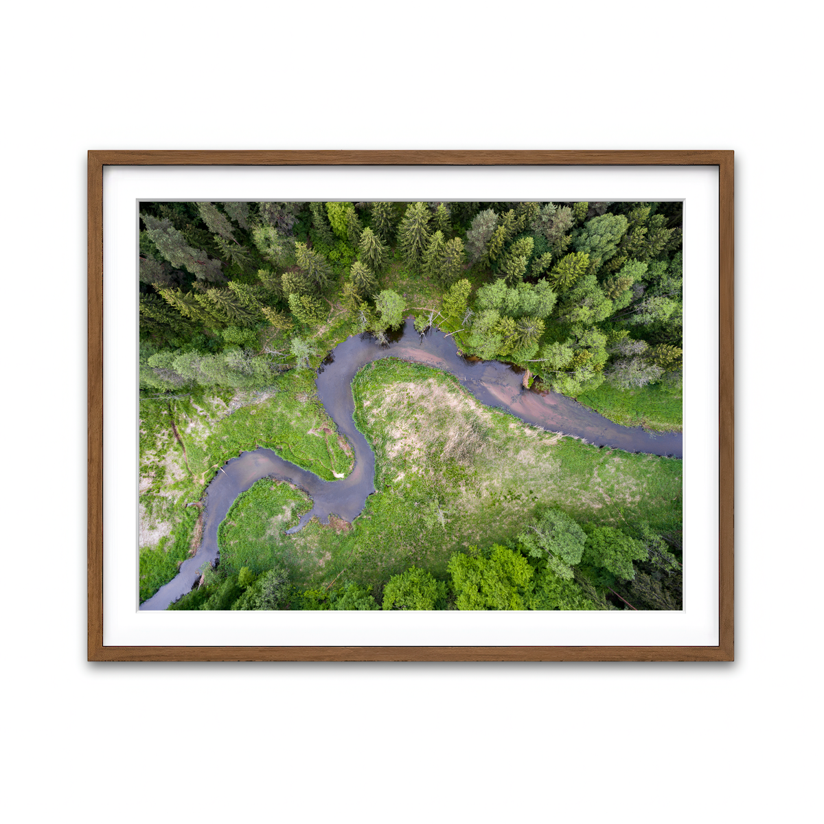 Framed Print 4x3 Walnut