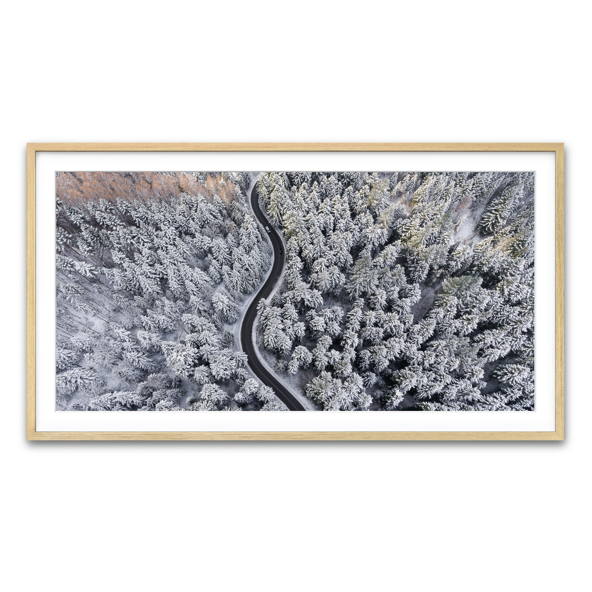 Framed Print 2x1 Natural