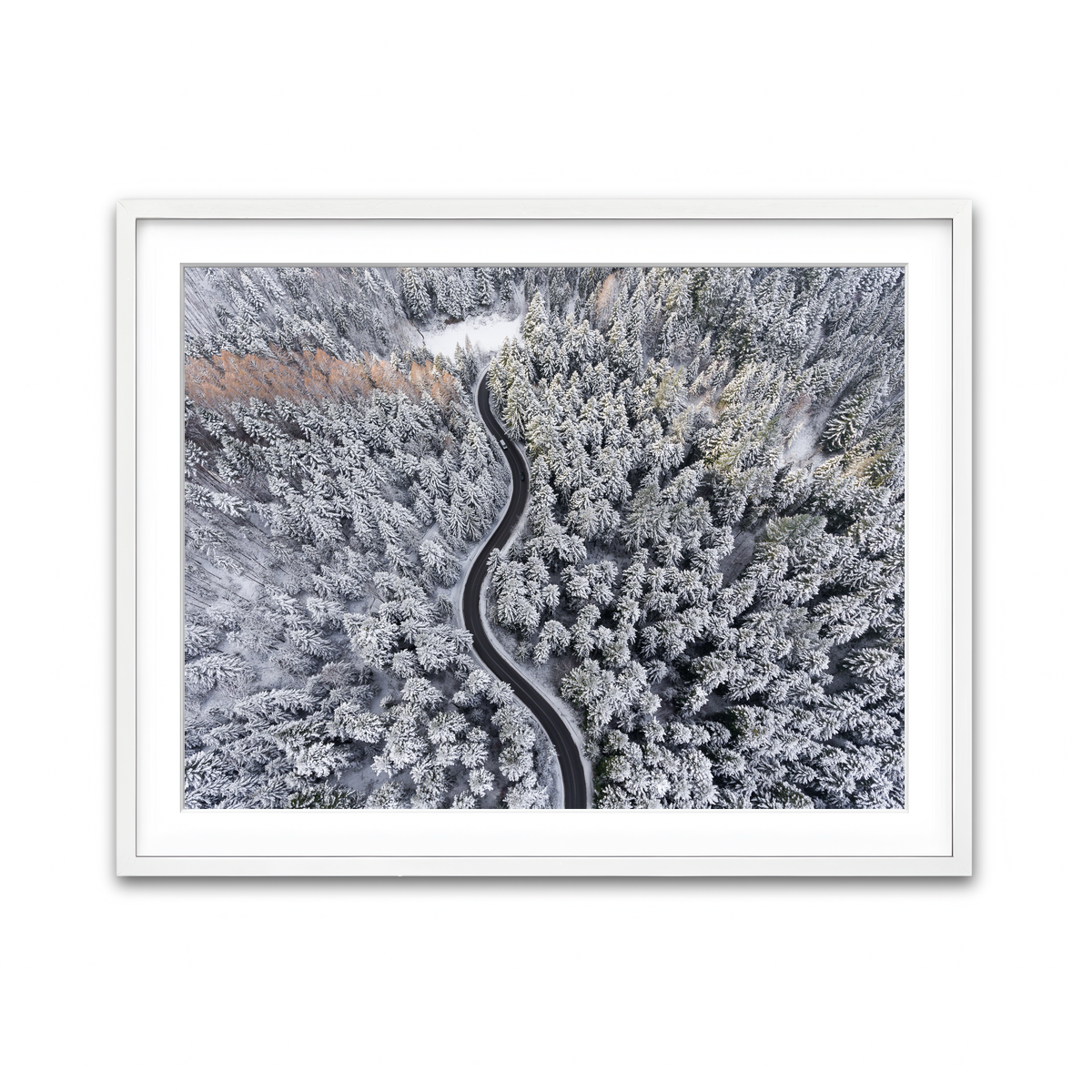 Framed Print 4x3 White