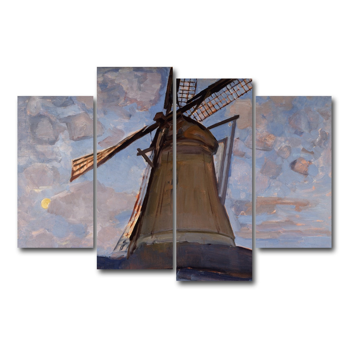 AUTO-MOCKUP WHITE | Windmill, 1917 | 4 Piece | Gallery Wrap Canvas | group=4_short
