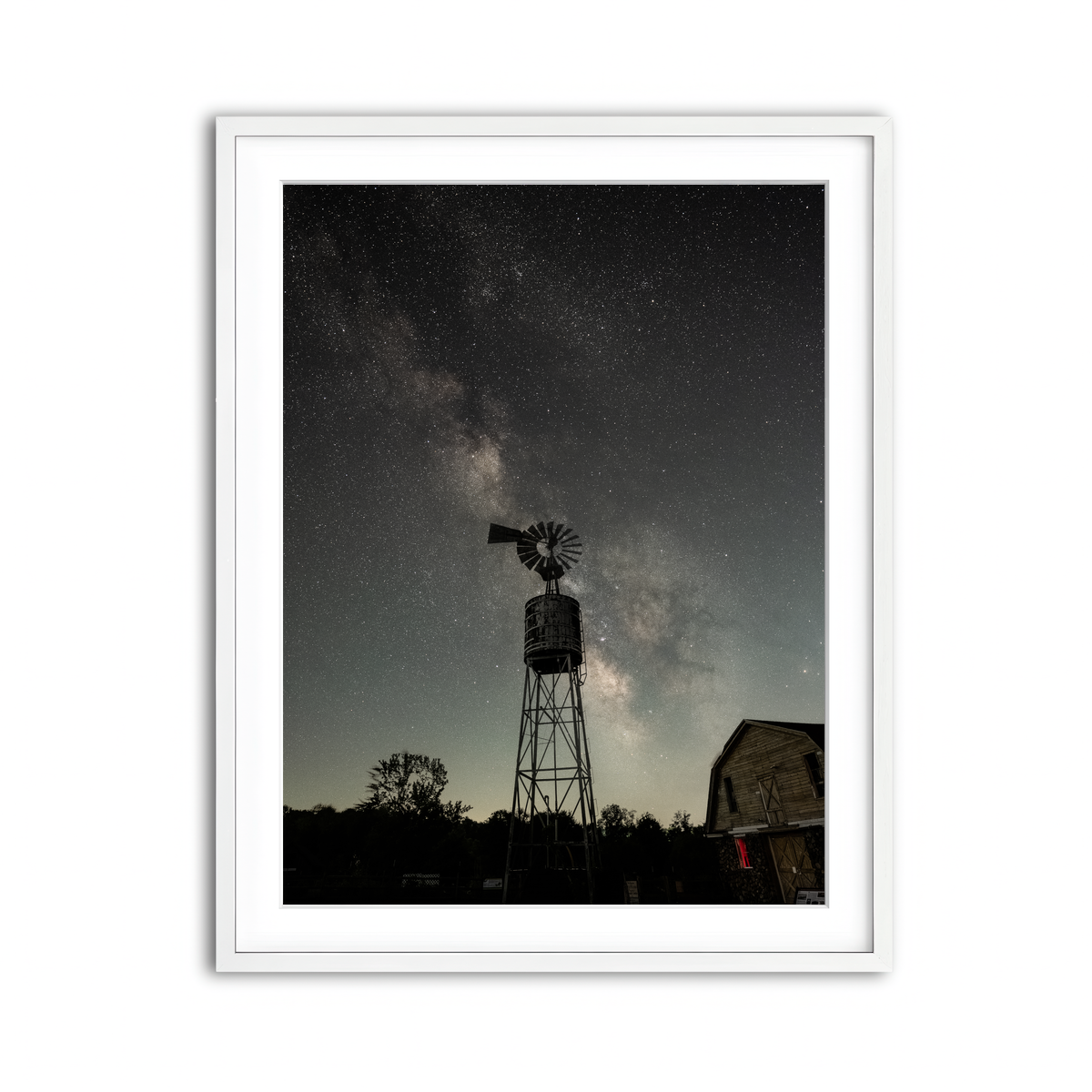 Framed Print 3x4 White