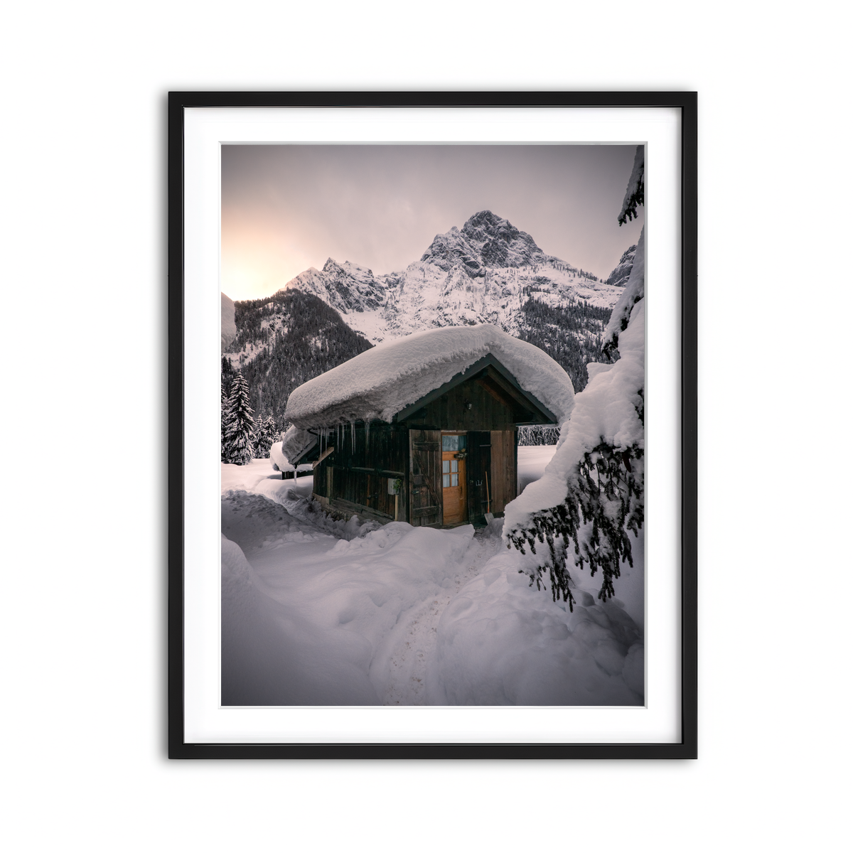 Framed Print 3x4 Black
