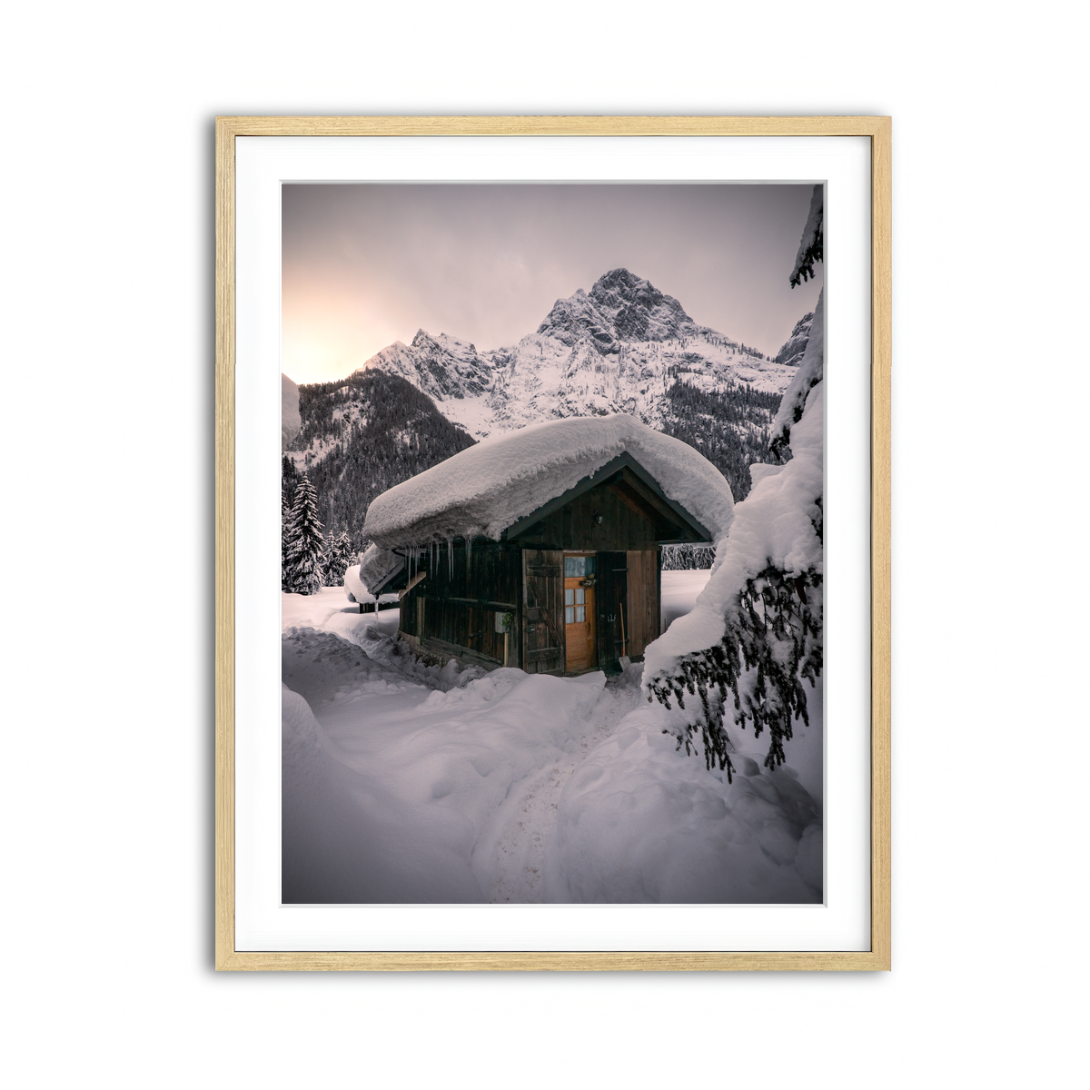 Framed Print 3x4 Natural