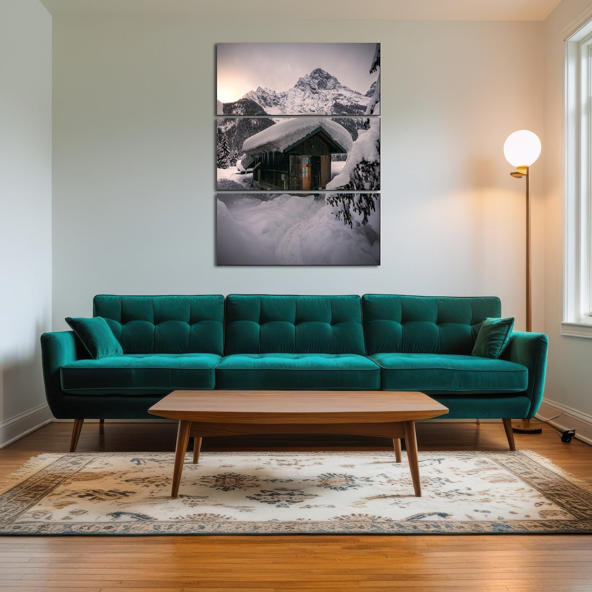 AUTO-MOCKUP ROOM | Winter Cabin