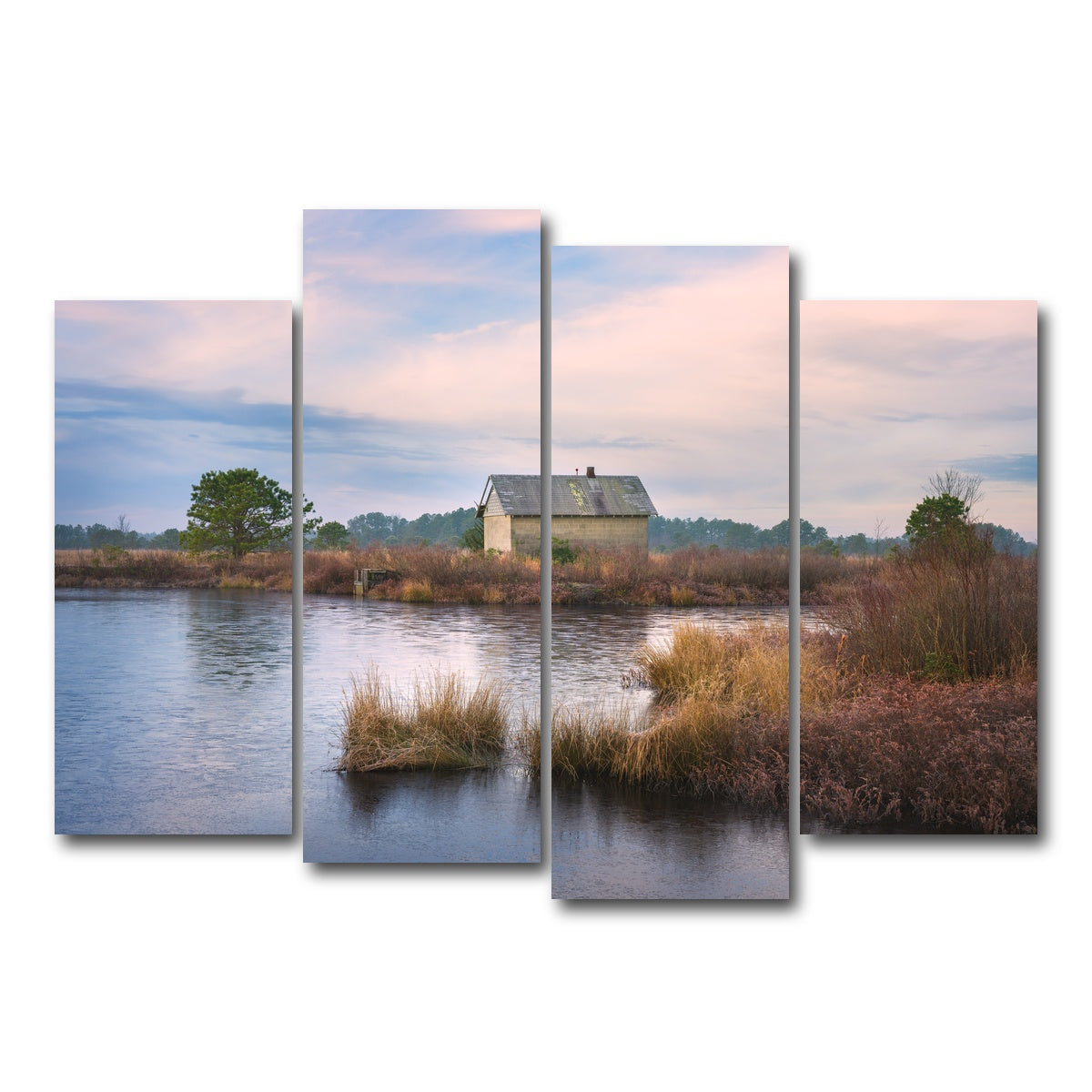 AUTO-MOCKUP WHITE | Winter Sets In | 4 Piece | Gallery Wrap Canvas | group=4_normal
