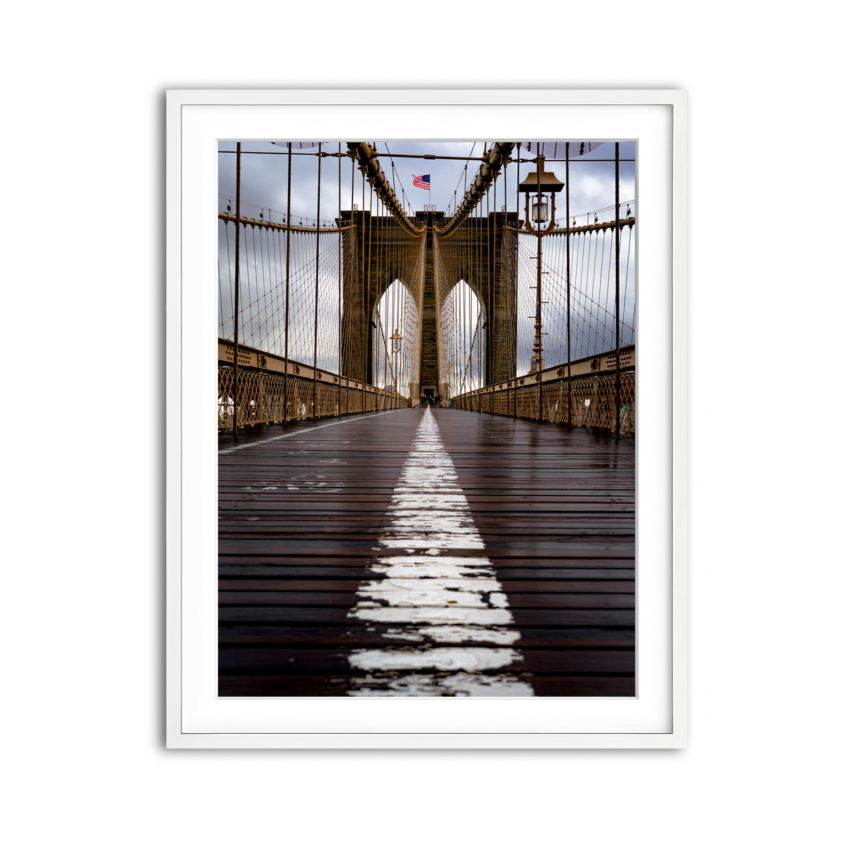 Framed Print 3x4 White