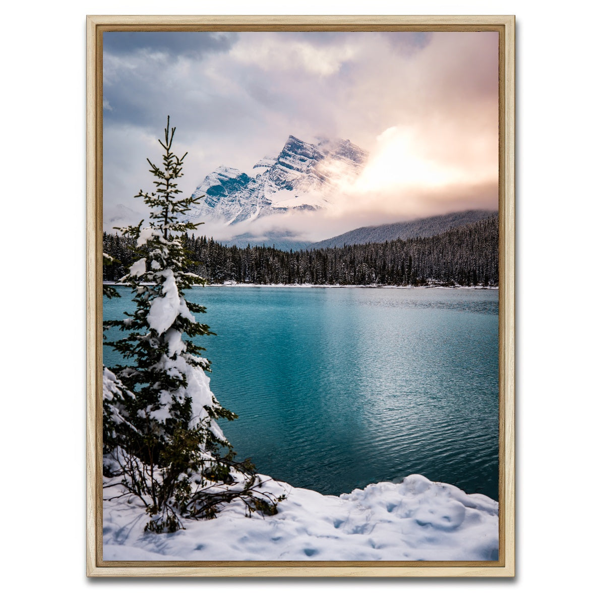 AUTO-MOCKUP WHITE | Winter Wonderland | 1 Piece | Natural Framed Canvas | group=3x4