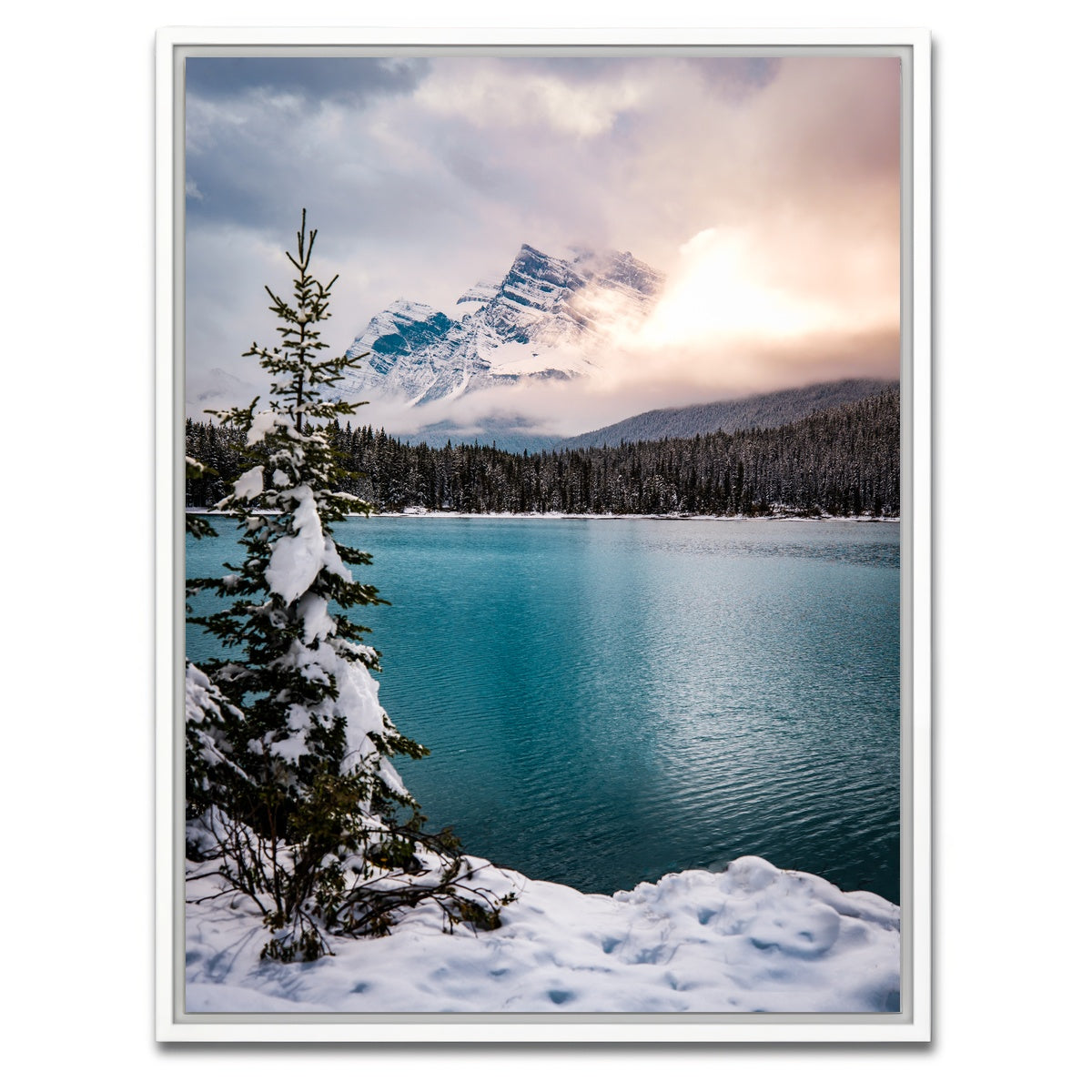 AUTO-MOCKUP WHITE | Winter Wonderland | 1 Piece | White Framed Canvas | group=3x4