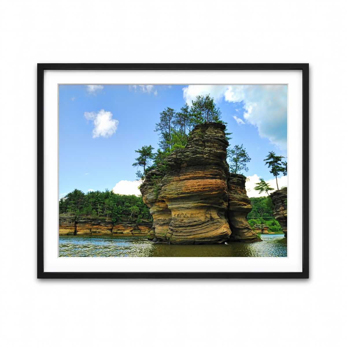 Framed Print 4x3 Black