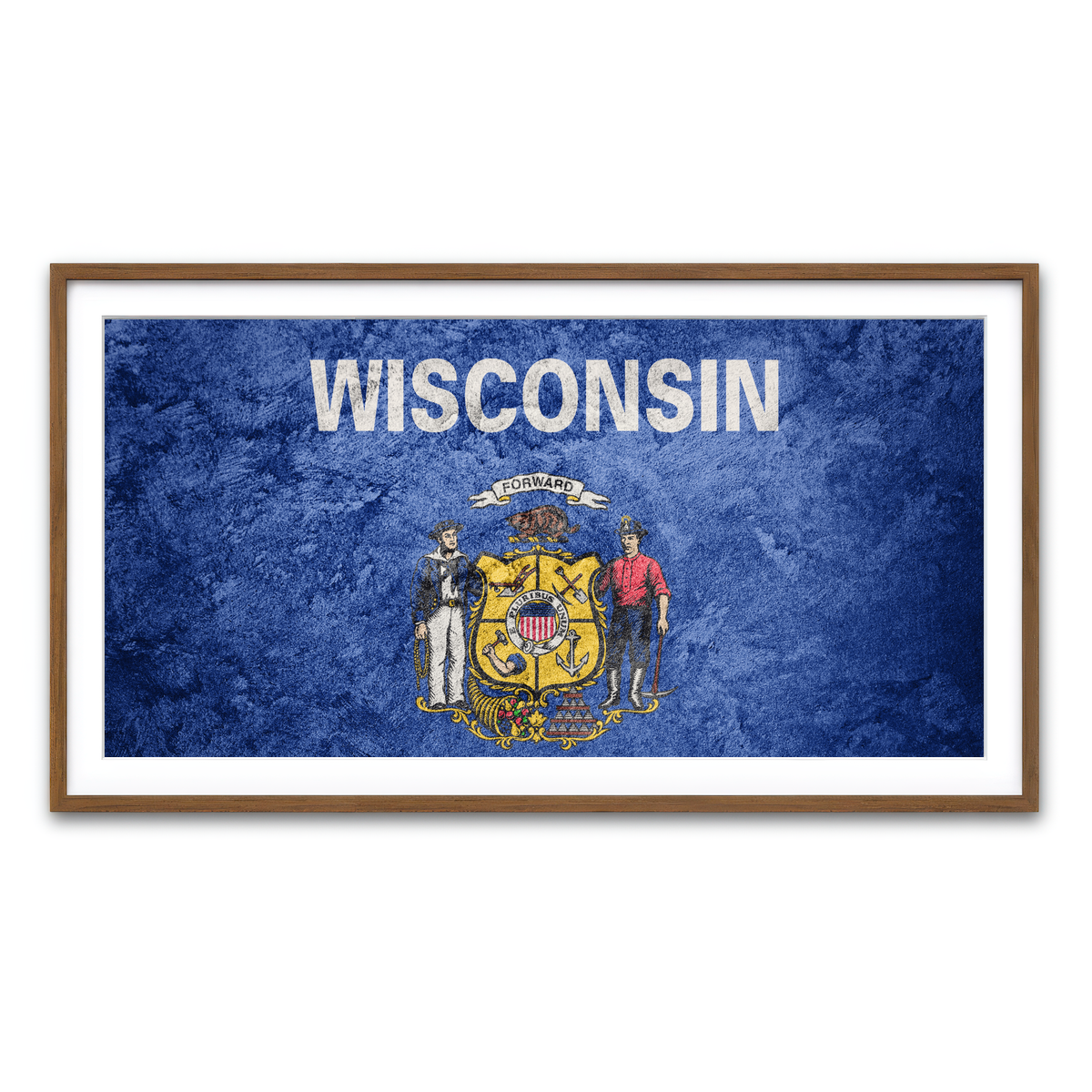 Framed Print 2x1 Walnut