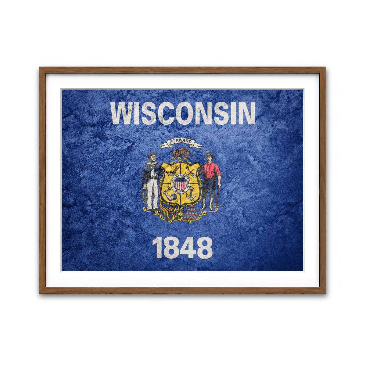 Framed Print 4x3 Walnut