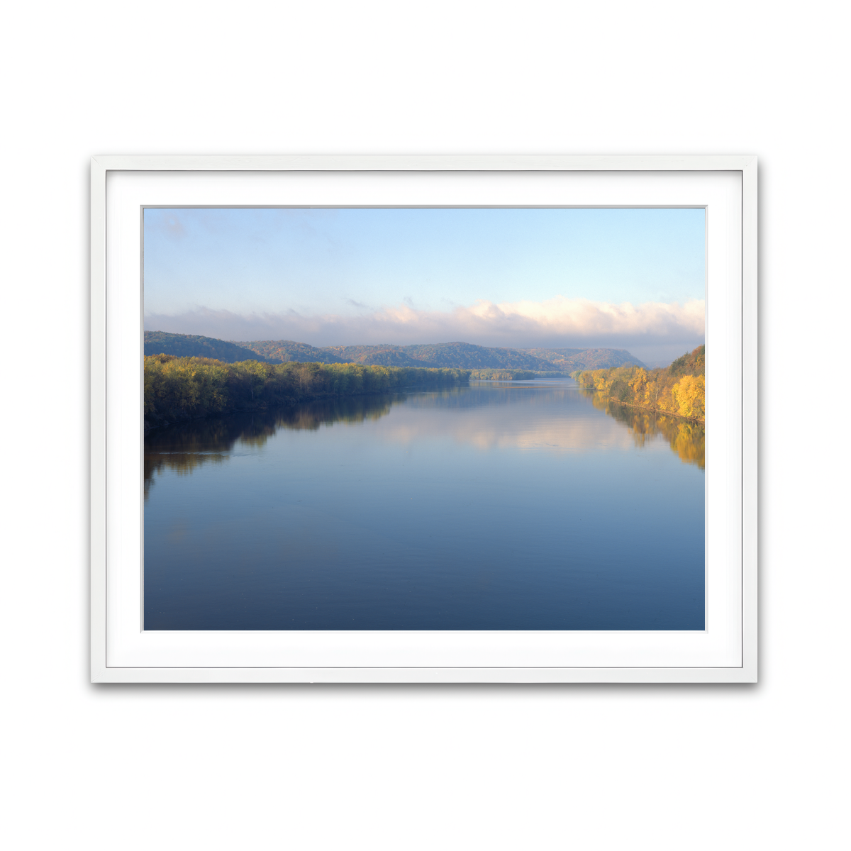 Framed Print 4x3 White