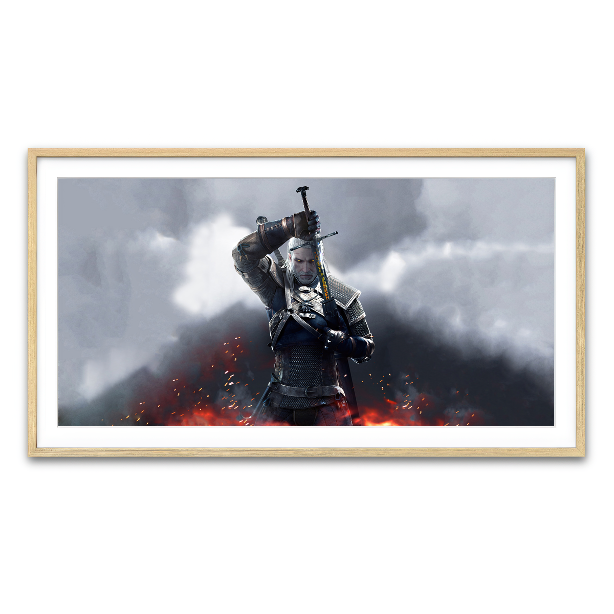 Framed Print 2x1 Natural