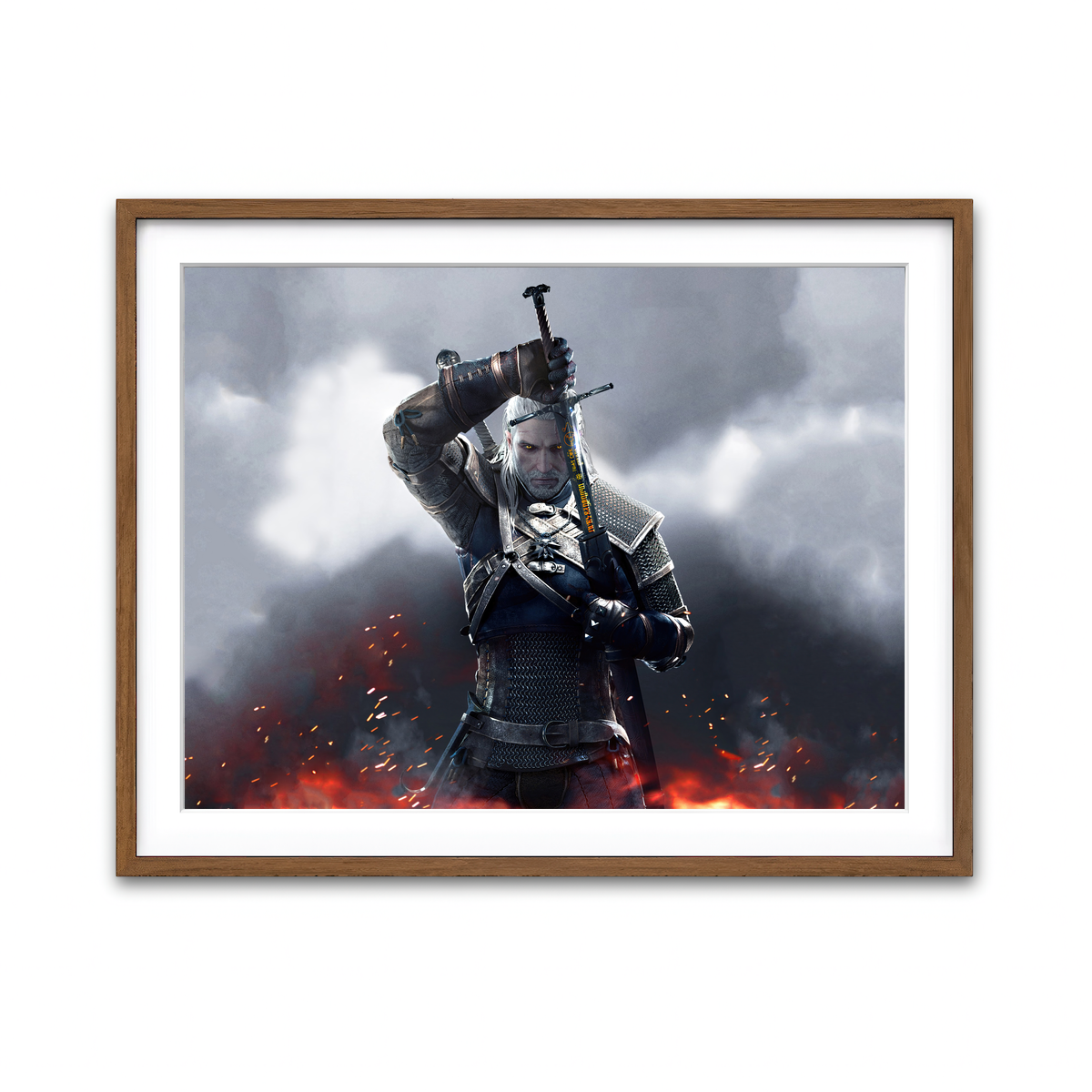 Framed Print 4x3 Walnut