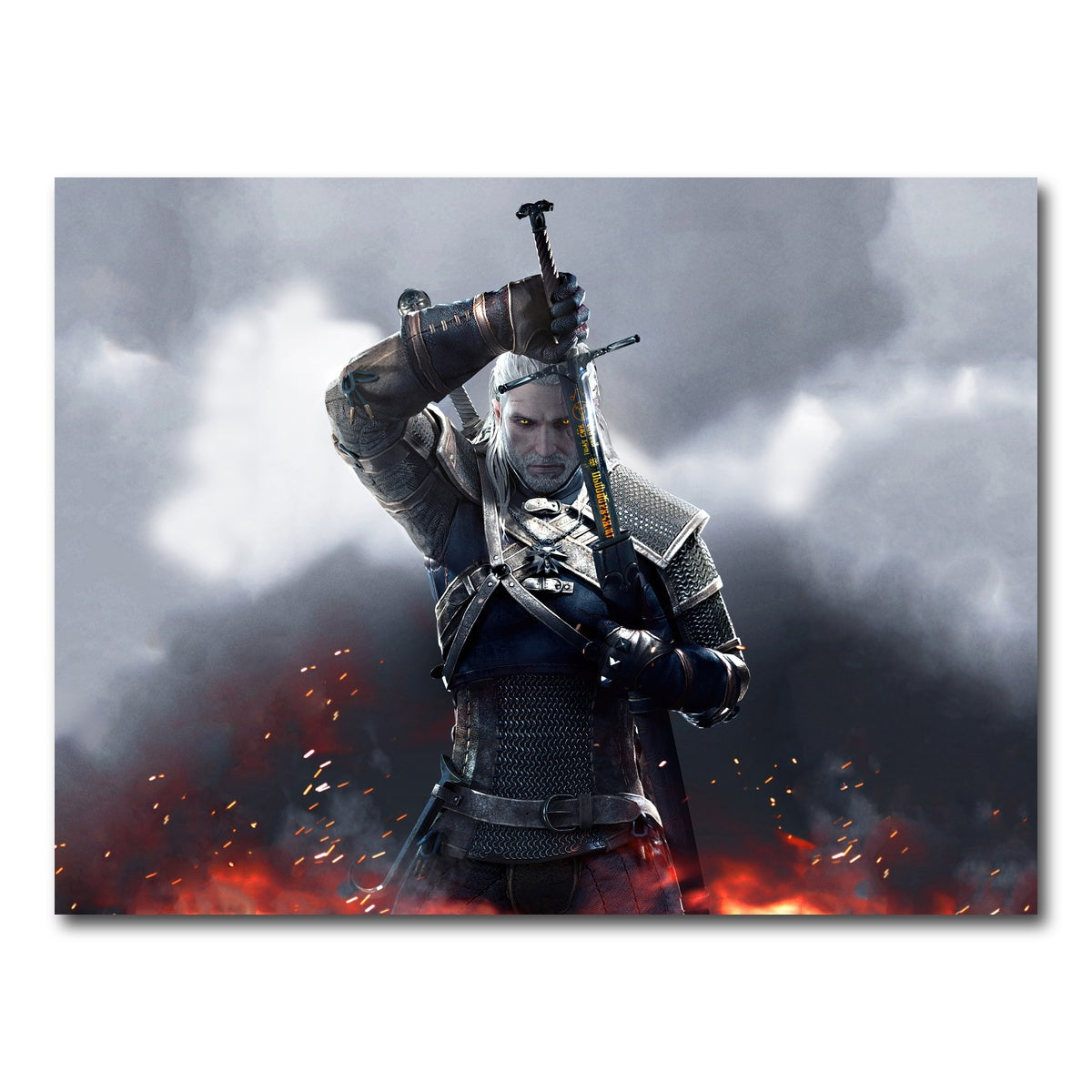 AUTO-MOCKUP WHITE | Witcher | 1 Piece | Gallery Wrap Canvas | group=4x3