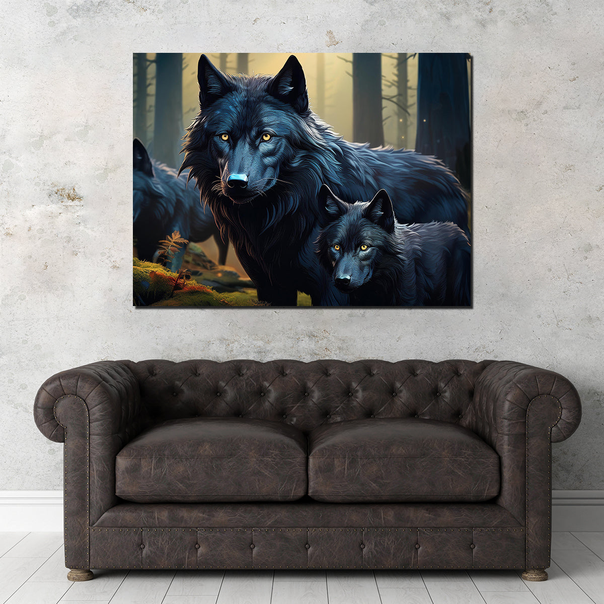 Wolf Family Wall Art